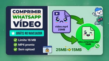 Comprimir Vídeo para WhatsApp Online Grátis (16 MB)
